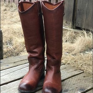 FRYE Melissa Button Boot in Cognac🎈